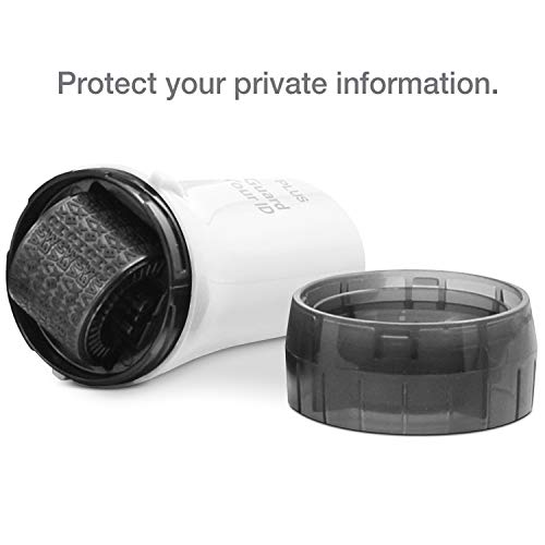 Guard Your ID Advanced 2.0 Roller Identity Privacy Stamp for Identity Theft Prevention and Security (Regular 3-Pack, White) - color: White, size: Regular 3-Pack