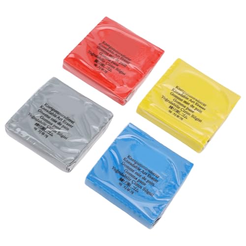 4 Color Eraser Set Kneaded Art Erasers for Sketching, Charcoal Pencil, Painting and Shading - Flexible and Malleable, Easy to Clean, Ideal for Artists and Students