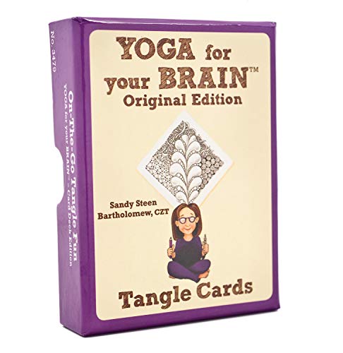 Yoga for Your Brain Original Edition: Tangle Cards (Design Originals) A Portable Deck of Zentangle (R) Cards with 40 Step-by-Step Tangling Patterns and Easy Beginner-Friendly Instructions, in a Case