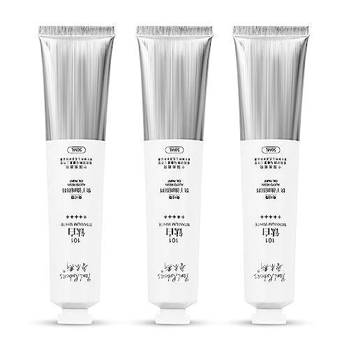 Paul Rubens Titanium White Oil Paint, 3 * 50ml Oil Colors with High Saturation, Large Capacity Tubes, Faster Drying Time with Creamy Texture and Consistency for Artists, Students, Beginners - color: White