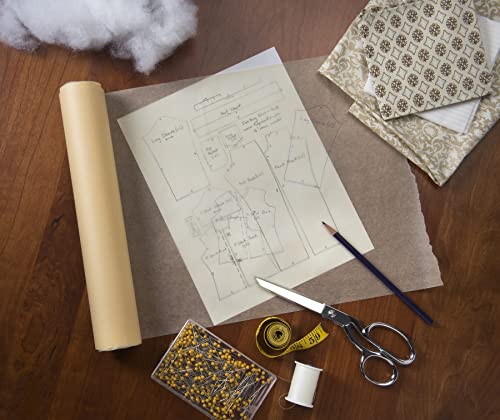 Bienfang Sketching & Tracing Paper Roll, Canary Yellow, 12 Inches x 20 Yards - for Drawing, Trace, Sketch, Craft, Sewing Pattern