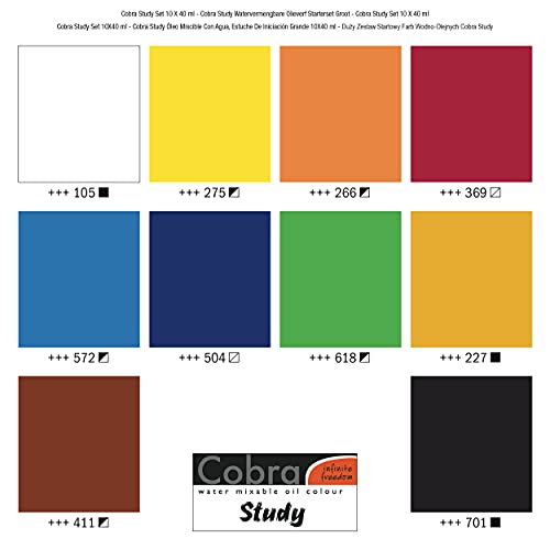 Cobra Study Set 10 X 40 ml (25820510)