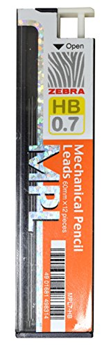 Zebra Pen Z-Grip Plus Mechanical Pencil, 0.7mm, with Lead and Erasers, Assorted Barrel Colors, Blue, Pink, Black, 3-Pack