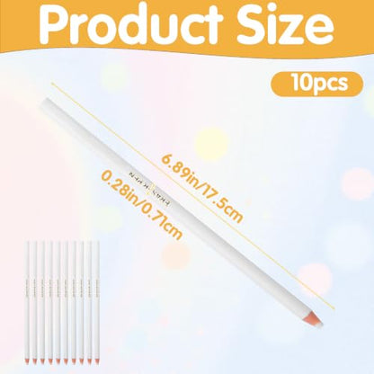 Precision Eraser Pens 10 Pack Fine Detail Eraser Pen with Sharpener | Pen Style Art Eraser, Professional Erasing Detail Add Highlight, for Beginner Artists Sketching Drawing Detailing Drafting