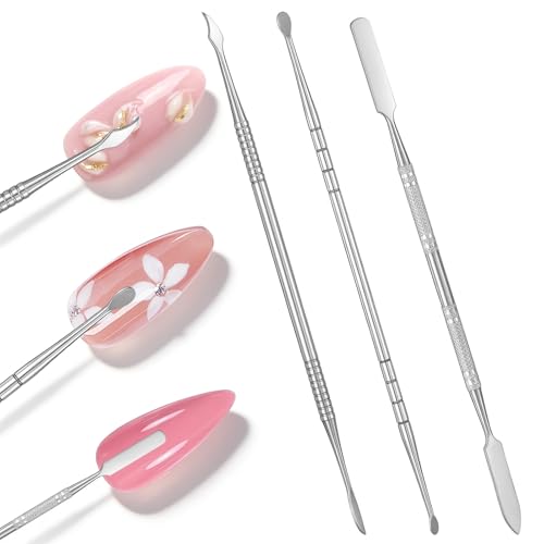 LXUEJIE 3Pcs Carving Tool, Nail Sculpting Tools, 3D Gel Nail Art Tool Makeup Spatula Tools, Clay Carving for Modeling Sculpting, Home DIY, Makeup Cosmetics Mixing