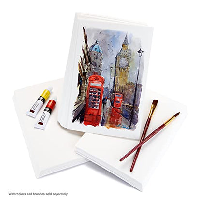 Bee Paper 6" x 9" Watercolor Paper Pack, 140lb, 50 Sheets - size: 6-inch x 9-inch, 50 Sheet Pack