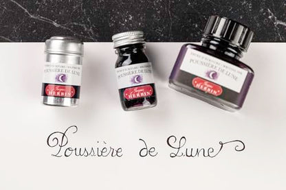 J. Herbin Fountain Pen Ink - 30 ml Bottled - Poussiere de Lune, 1.01 Fl Oz (Pack of 1) - color: Poussiere De Lune, size: 1 fl oz