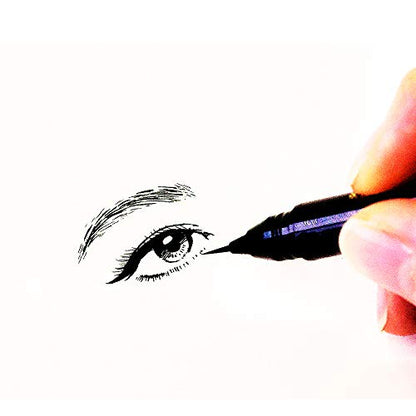Kuretake Zig Ai Liner, Ultra fine Brush Pen, Black, Professional-quarity, for lettering, calligraphy, illustration, art, sketch, Made in Japan - size: 1 Count (Pack of 1)