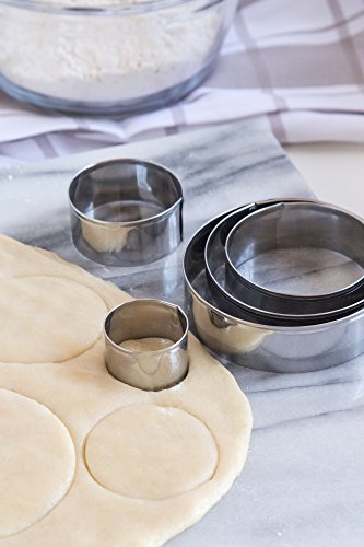 Fox Run - 3681 Fox Run, 1 x 4 x 4 inches, Circle Cookie Cutter Set - color: Circle Cookie Cutter Set