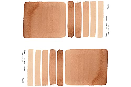 Daniel Smith Watercolor Half Pan (Burnt Sienna Light) 284650230 - color: Burnet Sienna Light