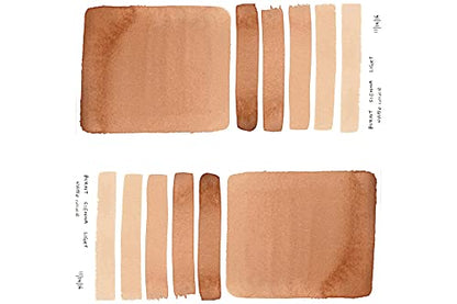 Daniel Smith Watercolor Half Pan (Burnt Sienna Light) 284650230 - color: Burnet Sienna Light