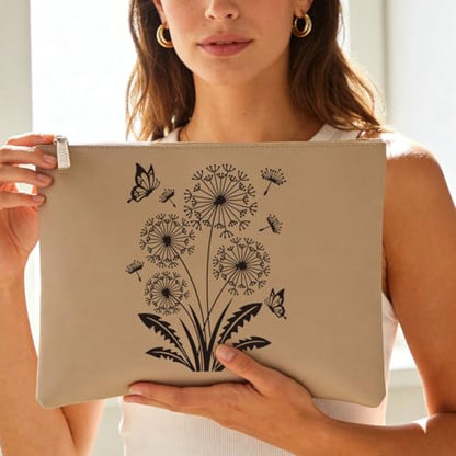2 Sheets Dandelion Butterfly Silk Screen Stencil, Nature Floral Self-Adhesive Silk Screen Printing Stencils Reusable Mesh Stencil for Painting on Wall, Wood, T-Shirt, Home Craft Decor - style: Dandelion