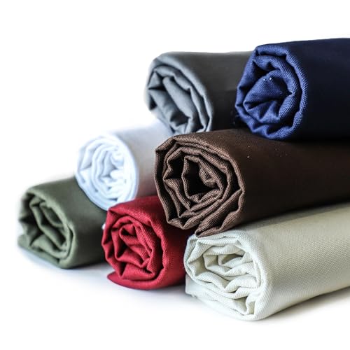 Simple&opulence Canvas Fabric by the Yard, 59'' Wide, 10oz Premium Natural Cotton Duck Canvas Fabric for Crafts, Upholstery, Home Decor, Sewing DIY Cloth (Linen,2 Yard) - color: Linen, size: 2 Yard (72"x59")