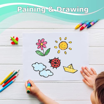 Vanhench 36" x 2400" (200') White Wrapping Paper Roll for Flower Bouquet Birthday Gifts, White Easel Painting Drawing Paper, Bulletin Board/Chart/Poster Paper, Kids Art Supplies - color: White, size: 36" X 200'