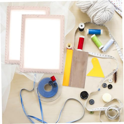 Uonlytech Practical Screen Frame Kit for DIY Printing Canvas Bag Wood Silk Screen Printing