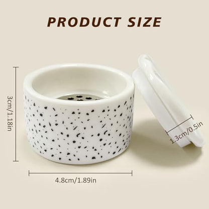 Nail Brushes Washing Cup, Monomer Dish, Dappen Dish with Lid, Easy Cleaning Portable Mesh, Acrylic Brush Cleaner & Nail Brush Holder, Nail Art Brush Washer for Nail Sequins Glitter Powder (NAPB072)