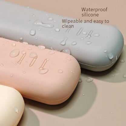 3PCS Makeup Bag Makeup Brush Pouch Cosmetic Organizer Travel Makeup Brush Holder Travel Holder Storage Brush Case Brush Bag Pouch Silicon Bag