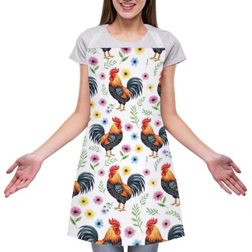Chef Bib Apron for Restaurant, Anti-Stain with Pocket Adjustable, Cooking Dishwashing Lab Use - color: Style (559)