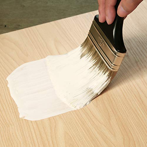 KINJOEK Paint Brush 14 Packs 1 Inch, Home Wall Trim House Chip Paintbrush Set, Professional Multi-Purpose Home Repair Tools for DIY Paint Stains Varnishes Glues Acrylics Cabinet Deck Fence Edge Door - size: 1"