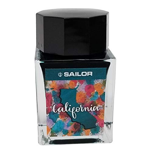Sailor, USA State Bottle Ink, California (Blue), 20ml, 13-9427-202