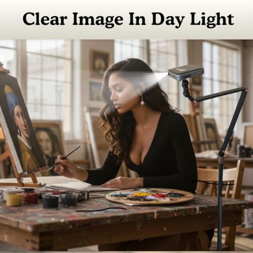Art Master Professional Art Projector Made By Artists For Tracing Drawing Sketching Murals , wireless HD Digital Image Replication, Screen Mirroring HDMI & USB Portable Long Lasting Batteries.
