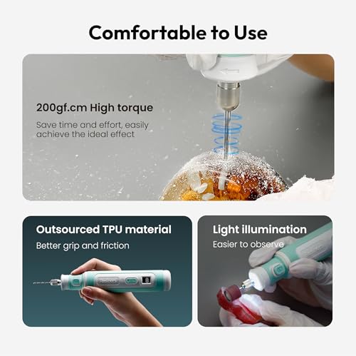 Resiners Electric Resin Drill Pen & UV Light for Resin Curing, UV Resin Light, Cordless Rotary Tool Kit