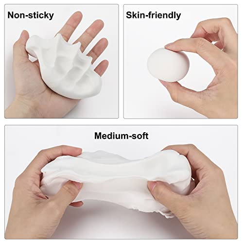 CiaraQ Air Dry Clay Kit – White Modeling Clay for Crafting & DIY Projects, Creative Gift for Easter, Halloween, and Christmas. 10 oz/Bag - color: White