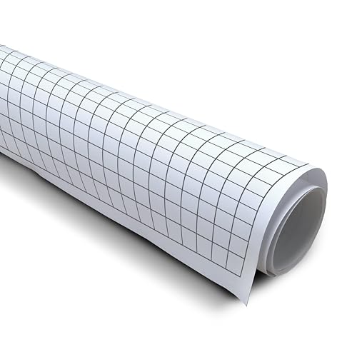 Geyer Instructional Products - 36" x 120" Large Graph Paper Roll, 1/4" Black Grid, Ideal for School Classroom Graphing, Designing Blueprints and Floorplans, Tabletop Gaming and Custom Mapping - color: Black, size: 1/4" Spacing