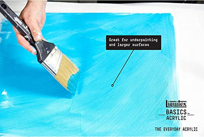 Liquitex BASICS Acrylic Paint Set, 6 x 22ml (0.74-oz) Tube Paint Set, Metallic & Iridescent - style: Metallic 6 x 22ml (0.74oz)