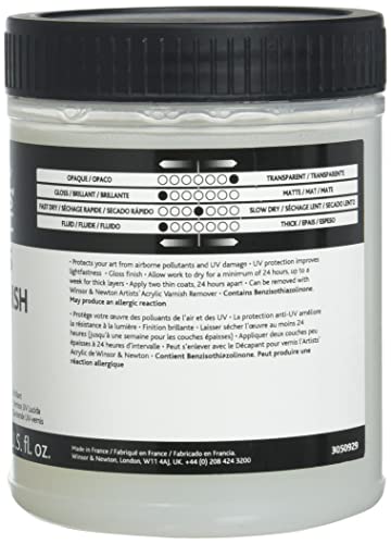 Winsor & Newton Professional Acrylic Medium, Gloss UV Varnish, 450ml (15.2-oz) - color: Gloss Uv Varnish, style: 450ml (15.2-oz)
