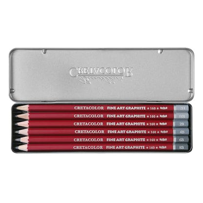 Cretacolor Fine Art Red Graphite Set, Set of 6