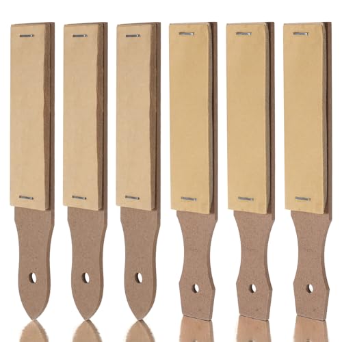 6 PCS Sandpaper Sharpener for Pencil Pointers, Sketch Sandpaper Sharpener for Artists, Blending Stumps Sandpapers for Drawing, Art Sketch Drawing Tool