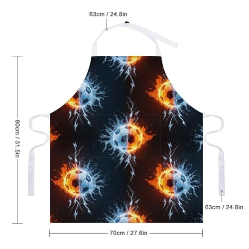 Chef Bib Apron for Restaurant, Anti-Stain with Pocket Adjustable, Cooking Dishwashing Lab Use - color: Style (546)