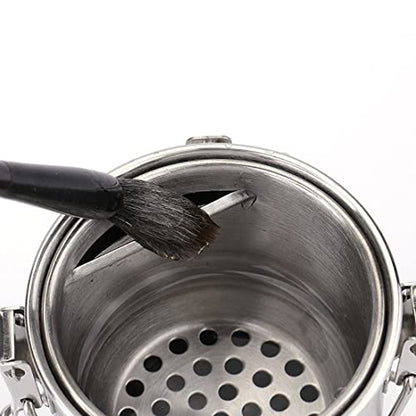 Tosnail Stainless Steel Leak-Proof Paint Brush Washer with Removable Filter Screen - Small - style: Leak-Proof Small