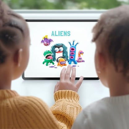 HEY CLAY Set - Colourful Modeling Air Dry Clay Kit for Kids 15 cans and Sculpting Tools with Fun Interactive Instructions App - Children 3+ (Aliens) - style: Aliens