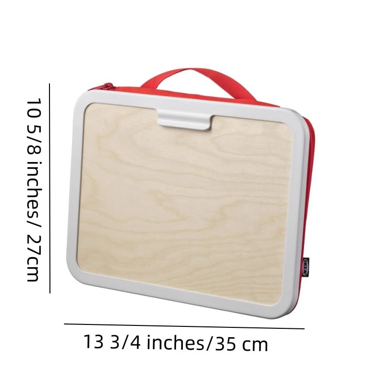 Portable Drawing Board with Bag,Red Travel Art Case,Art Supplies Case, Drawing Storage Bag Perfect for Travel