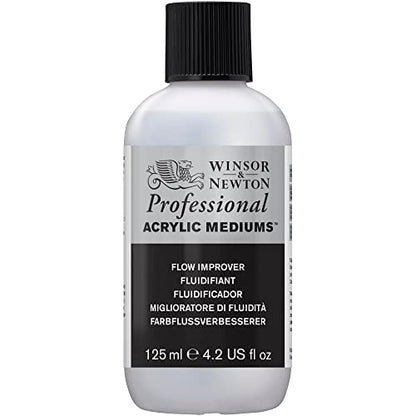 Winsor & Newton Professional Acrylic Medium, Flow Improver, 125ml (4.2-oz) - color: Flow Improver, style: 125ml (4.2-oz)