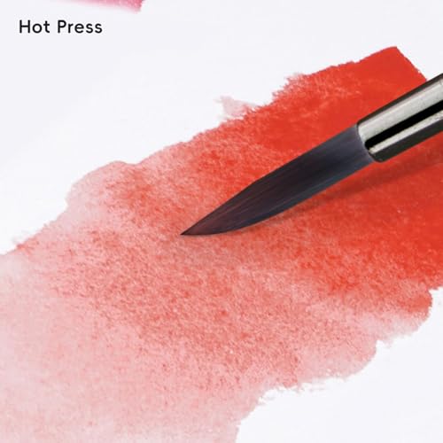 Arrtx Watercolor Sketchbook,100% Cotton Acid-Free 140lb/300gsm Hot Press Hardcover Watercolor Journal Notebook 2 Pack,40 Sheets 5.35 x 3.86 inches