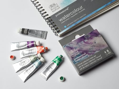 Winsor & Newton Professional Watercolour, Revival Collection, 6x5ml Tubes Set - style: Revival Collection Tube Set