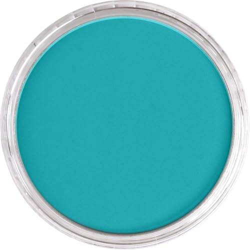 PanPastel Artist Pastels by GOLDEN, Turquoise, 2.44” / 62mm Pan Diameter, Professional Artist Pastels, Unique Pan Format (cake-like) - color: Turquoise, size: 1 Count (Pack of 1)