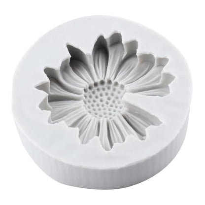 Chrysanthemum Flower Polymer Clay Mold Chrysanthemum Silicone Molds Daisy Flower Mold for DIY Crafts Air Dry Clay Plaster Epoxy Resin Casting Jewelry Making - color: Style G