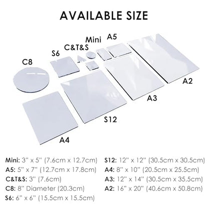 Upgraded Gel Printing Plate No Aging & Bubbling, Mini Size 3" x 5" Reusable Gel Plates for Monoprinting -Printmaking Art Supplies for Card Making, Book Press, Journaling, Scrapbooking - size: 3" x 5" | 12.7 x 7.6cm