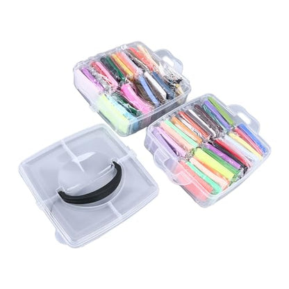 Yosoo 50 Colors Air Dry Clay Kit with 5 Sculpting Tools Soft Lightweight Polymer Clay for Kids Ages 3+ Classroom and Home Gifts