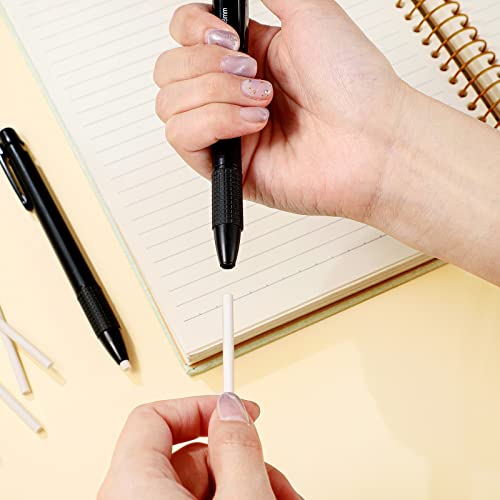 Eersida Retractable Eraser and Refill Mechanical 3.8 mm Pen Style Art Erasers for Artists Drawing Painting, Students Teacher Adult Office School Family(2 Packs)