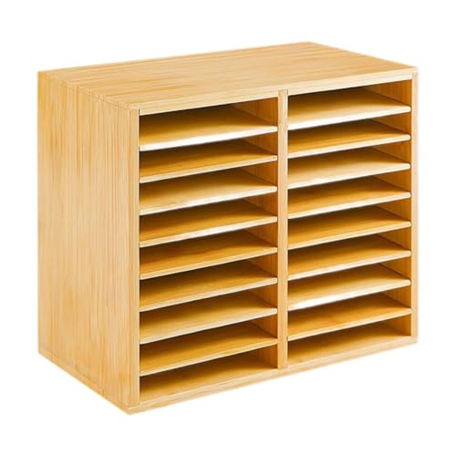 Marker Organizer for 126 Markers Portable DIY Craft Art Supply Storage Holder 18 Compartments 8.46x9.65x5.51inch for Desks Shelves Home Office Classroom