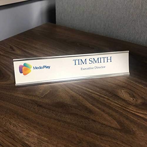 Perforated Paper Nameplate Inserts, Pack of 20 (10" x 2") - color: White, size: 10"X2"