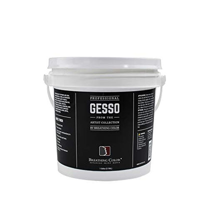 White Gesso Canvas Primer 1 Gallon Give Your Art The Ultimate Base Prime! Keep Paint from Absorbing! Whether Acrylics, Oils, Watercolors or Pastels, Make Every Painting Look its Absolute Best