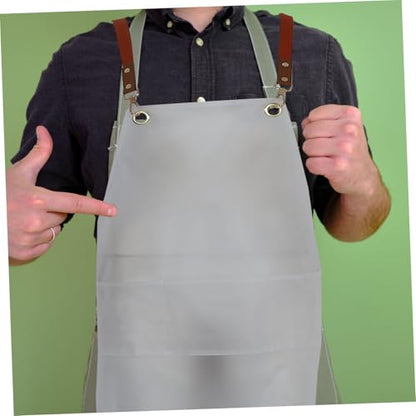 Thick Material Waterproof Oil Bib Pockets for Artists Chefs and Home Use