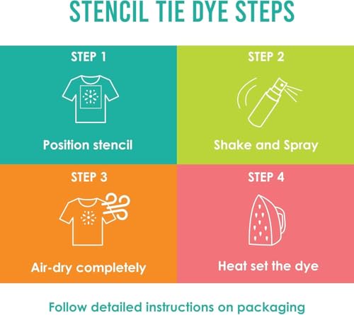 SEI 16 Pack Classic Dye Spray Kit, Tye Dye Kits for Large Groups, Pre-Mixed Water Based Fabric Dye, Spray Bottle Included, Spray Paint for Clothes - color: Classic 16 pack