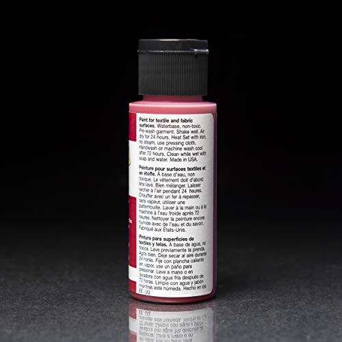 FolkArt Brush on Fabric Acrylic Paint Beginner Set (2-Ounce),
